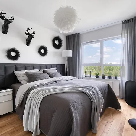 شقة فندقية Baltica Towers Modern White&black غدانسك