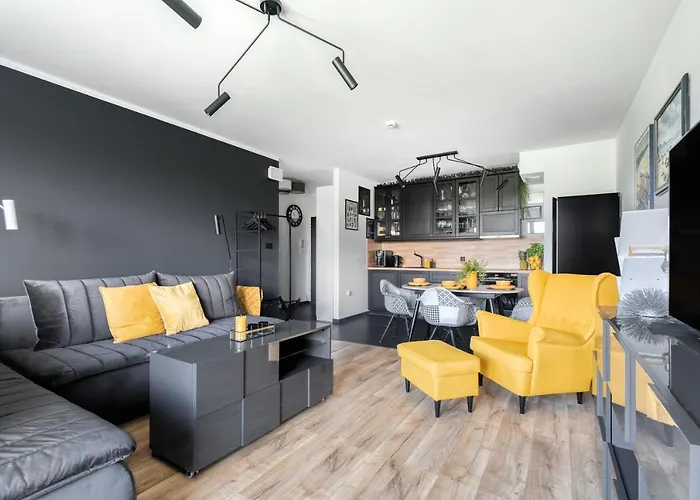 Aparthotel Baltica Towers Modern White&black Danzica